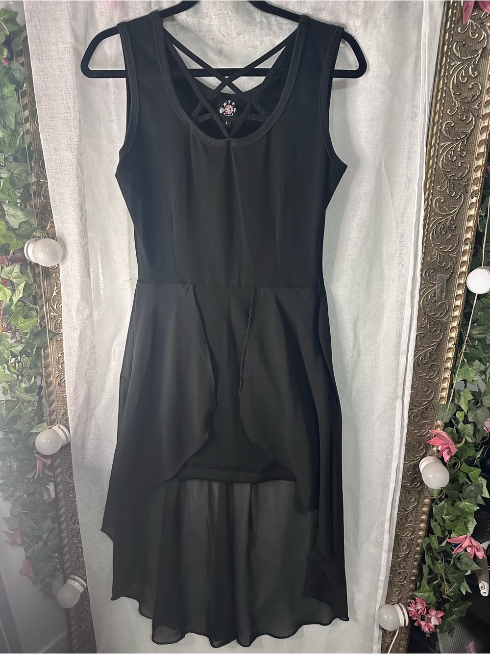 NEW Vera’s eye candy Sleeveless High-Low Dress L